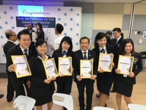 Dynamic Force Group - Jasmine Ng Nov 2017 Platinum Award with team