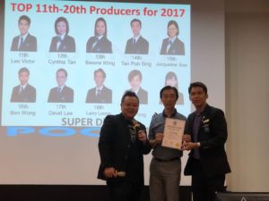 Dynamic Force Group - 14th Top Producer 2017 - Tan Poh Seng