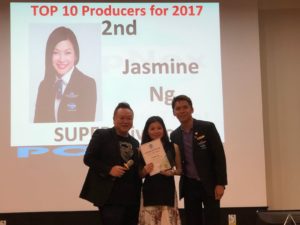 Dynamic Force Group - 2nd Top Producer 2017 - Jasmine Ng