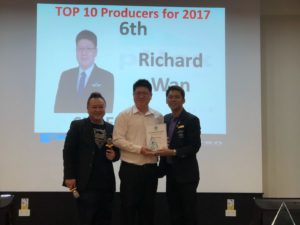Dynamic Force Group - 6th Top Producer 2017 - Richard Wan