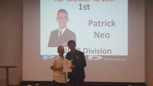 Dynamic Force Group - Top Recruiter 2017 - Patrick Neo