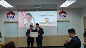 Dynamic Force Group - ERA DFG 2019 April Top Achiever - Richard Wan