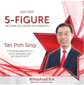 Dynamic Force Group - ERA DFG 2019 April Top Achiever - Tan Poh Sing