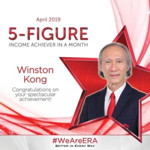 Dynamic Force Group - ERA DFG 2019 April Top Achiever - Winston Kong