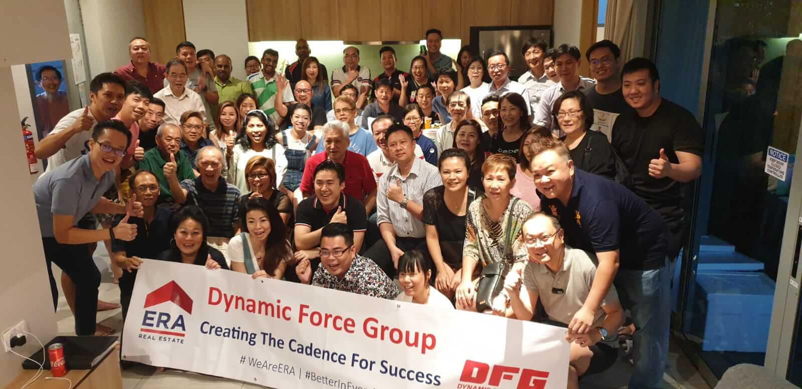 Dynamic Force Group quarterly retreat at chevrons - Whole Group 01